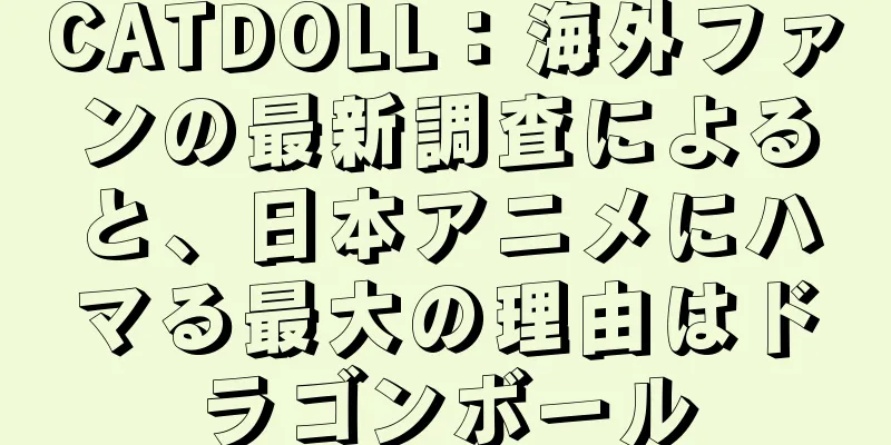 CATDOLL：海外ファンの最新調査によると、日本アニメにハマる最大の理由はドラゴンボール