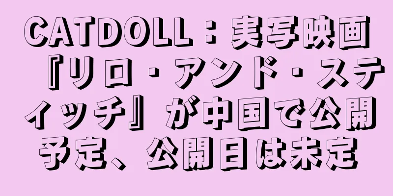 CATDOLL：実写映画『リロ・アンド・スティッチ』が中国で公開予定、公開日は未定