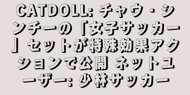 CATDOLL: チャウ・シンチーの「女子サッカー」セットが特殊効果アクションで公開 ネットユーザー: 少林サッカー