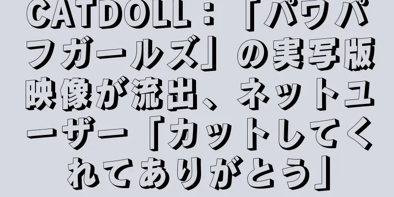 CATDOLL：「パワパフガールズ」の実写版映像が流出、ネットユーザー「カットしてくれてありがとう」