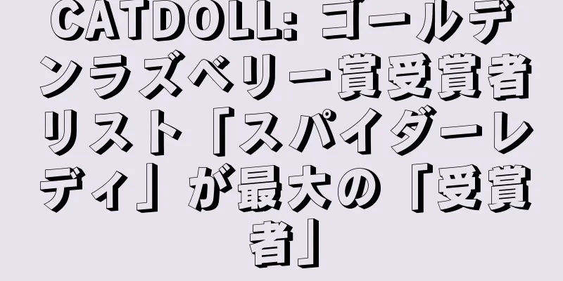 CATDOLL: ゴールデンラズベリー賞受賞者リスト「スパイダーレディ」が最大の「受賞者」
