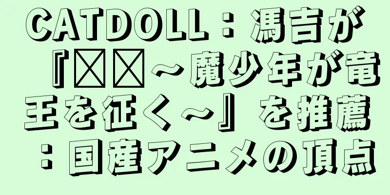 CATDOLL：馮吉が『哪吒～魔少年が竜王を征く～』を推薦：国産アニメの頂点