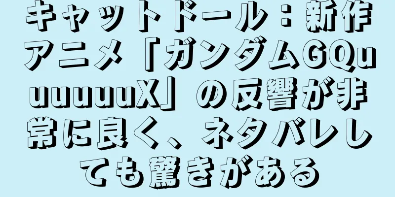 キャットドール：新作アニメ「ガンダムGQuuuuuuX」の反響が非常に良く、ネタバレしても驚きがある