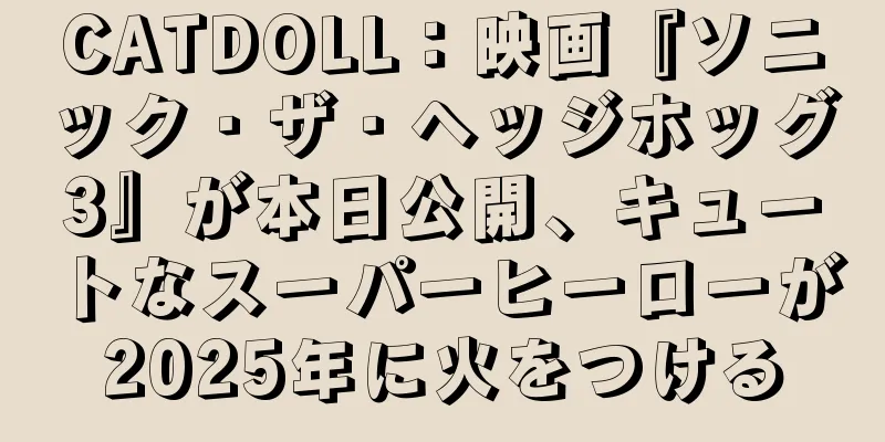 CATDOLL：映画『ソニック・ザ・ヘッジホッグ3』が本日公開、キュートなスーパーヒーローが2025年に火をつける