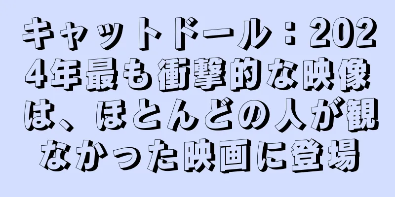 キャットドール：2024年最も衝撃的な映像は、ほとんどの人が観なかった映画に登場