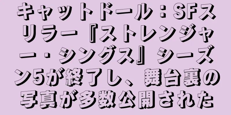 キャットドール：SFスリラー『ストレンジャー・シングス』シーズン5が終了し、舞台裏の写真が多数公開された