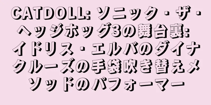 CATDOLL: ソニック・ザ・ヘッジホッグ3の舞台裏: イドリス・エルバのダイナクルーズの手袋吹き替えメソッドのパフォーマー