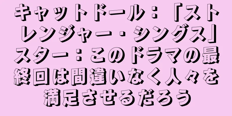 キャットドール：「ストレンジャー・シングス」スター：このドラマの最終回は間違いなく人々を満足させるだろう