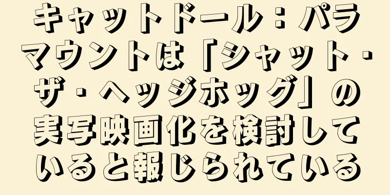 キャットドール：パラマウントは「シャット・ザ・ヘッジホッグ」の実写映画化を検討していると報じられている