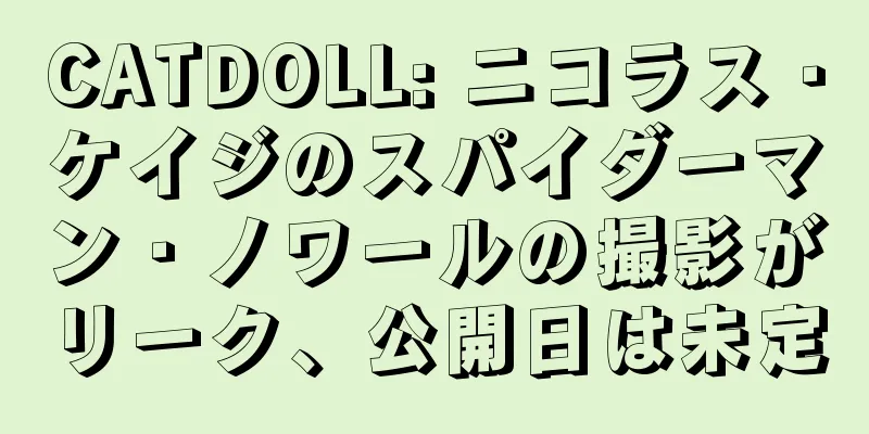 CATDOLL: ニコラス・ケイジのスパイダーマン・ノワールの撮影がリーク、公開日は未定
