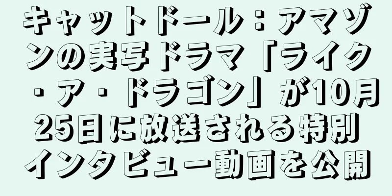 キャットドール：アマゾンの実写ドラマ「ライク・ア・ドラゴン」が10月25日に放送される特別インタビュー動画を公開