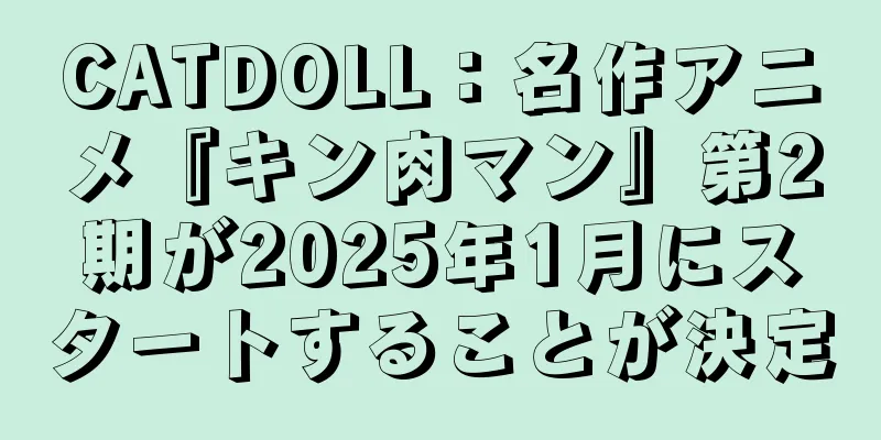 CATDOLL：名作アニメ『キン肉マン』第2期が2025年1月にスタートすることが決定