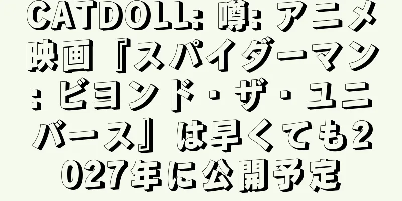 CATDOLL: 噂: アニメ映画『スパイダーマン: ビヨンド・ザ・ユニバース』は早くても2027年に公開予定