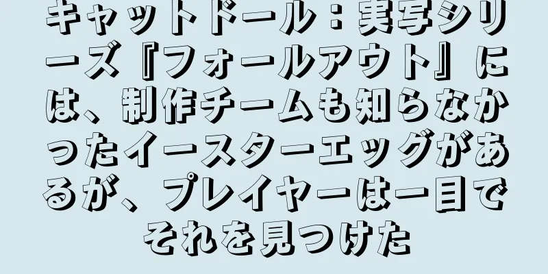 キャットドール：実写シリーズ『フォールアウト』には、制作チームも知らなかったイースターエッグがあるが、プレイヤーは一目でそれを見つけた