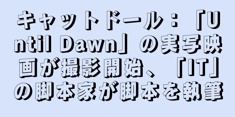 キャットドール：「Until Dawn」の実写映画が撮影開始、「IT」の脚本家が脚本を執筆