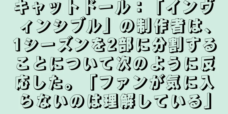 キャットドール：「インヴィンシブル」の制作者は、1シーズンを2部に分割することについて次のように反応した。「ファンが気に入らないのは理解している」