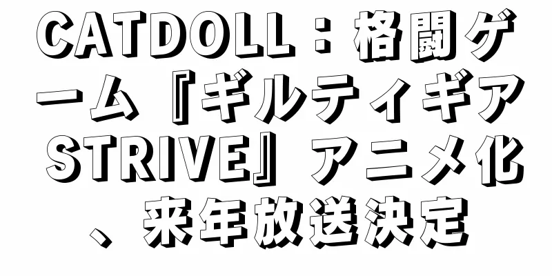 CATDOLL：格闘ゲーム『ギルティギア STRIVE』アニメ化、来年放送決定