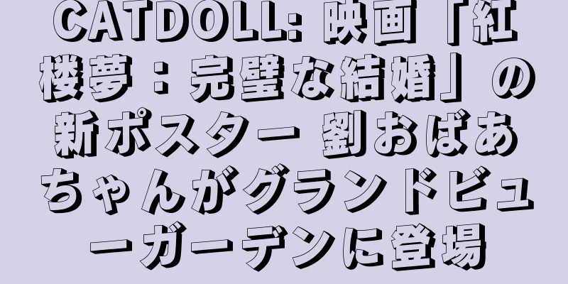 CATDOLL: 映画「紅楼夢：完璧な結婚」の新ポスター 劉おばあちゃんがグランドビューガーデンに登場