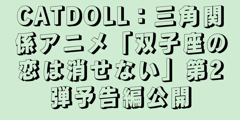 CATDOLL：三角関係アニメ「双子座の恋は消せない」第2弾予告編公開