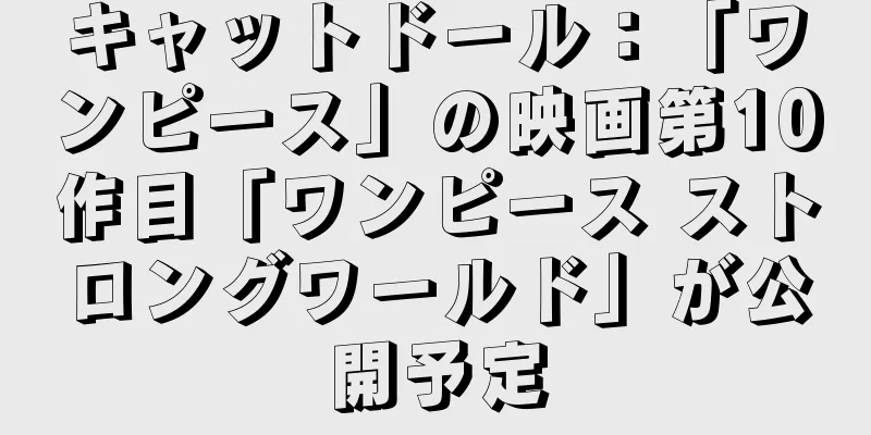キャットドール：「ワンピース」の映画第10作目「ワンピース ストロングワールド」が公開予定