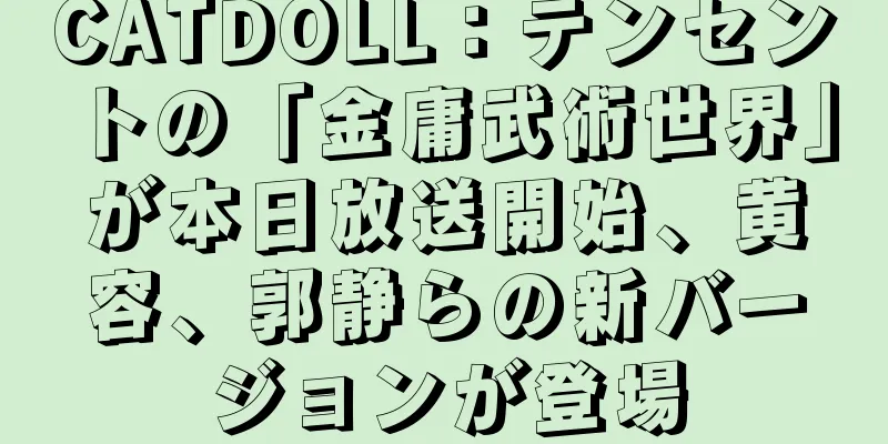 CATDOLL：テンセントの「金庸武術世界」が本日放送開始、黄容、郭静らの新バージョンが登場