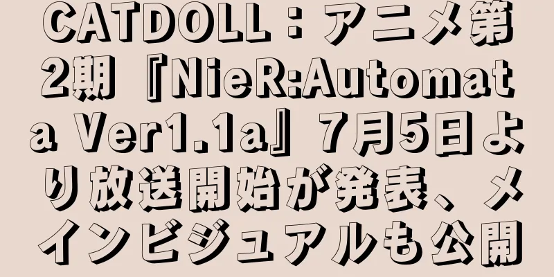 CATDOLL：アニメ第2期『NieR:Automata Ver1.1a』7月5日より放送開始が発表、メインビジュアルも公開