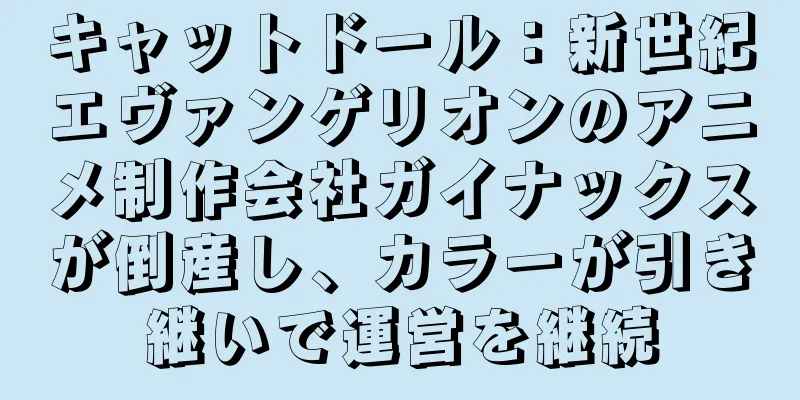 キャットドール：新世紀エヴァンゲリオンのアニメ制作会社ガイナックスが倒産し、カラーが引き継いで運営を継続