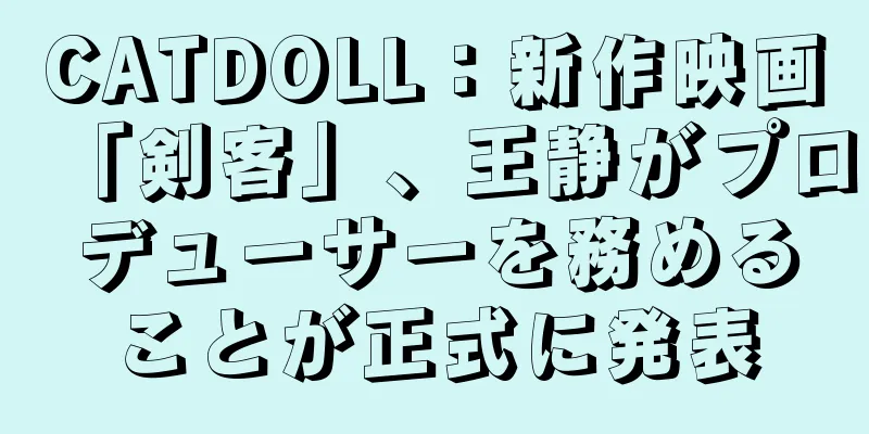 CATDOLL：新作映画「剣客」、王静がプロデューサーを務めることが正式に発表
