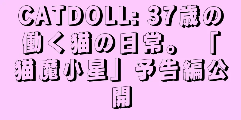 CATDOLL: 37歳の働く猫の日常。 「猫魔小星」予告編公開