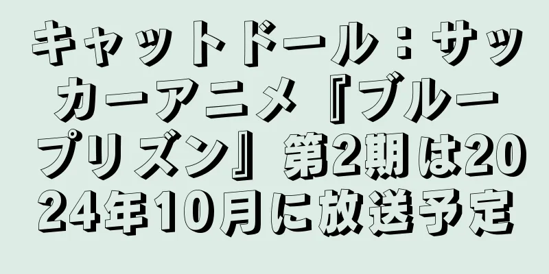 キャットドール：サッカーアニメ『ブループリズン』第2期は2024年10月に放送予定