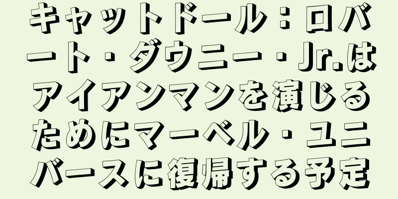 キャットドール：ロバート・ダウニー・Jr.はアイアンマンを演じるためにマーベル・ユニバースに復帰する予定