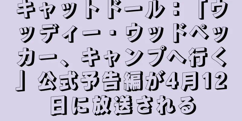 キャットドール：「ウッディー・ウッドペッカー、キャンプへ行く」公式予告編が4月12日に放送される