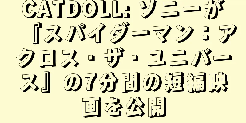 CATDOLL: ソニーが『スパイダーマン：アクロス・ザ・ユニバース』の7分間の短編映画を公開