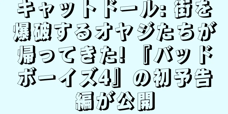キャットドール: 街を爆破するオヤジたちが帰ってきた! 『バッドボーイズ4』の初予告編が公開