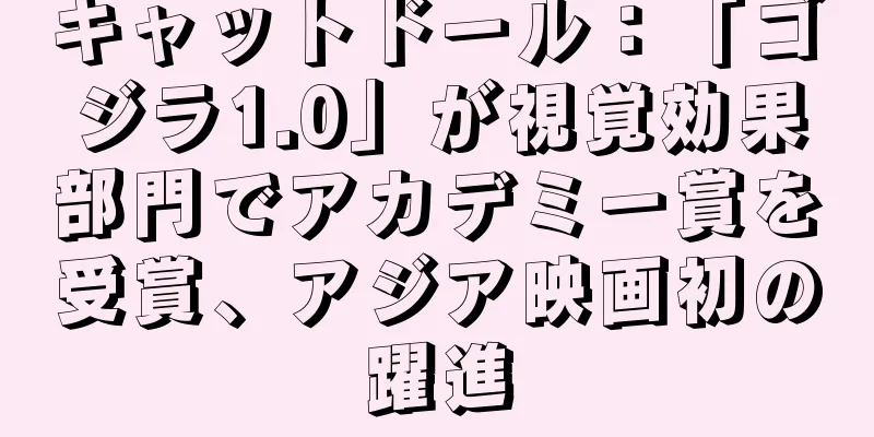 キャットドール：「ゴジラ1.0」が視覚効果部門でアカデミー賞を受賞、アジア映画初の躍進