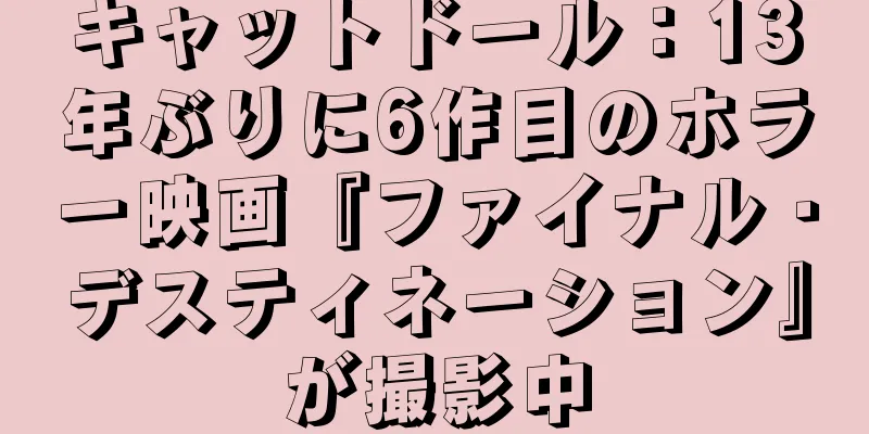 キャットドール：13年ぶりに6作目のホラー映画『ファイナル・デスティネーション』が撮影中