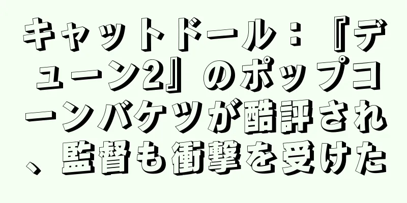 キャットドール：『デューン2』のポップコーンバケツが酷評され、監督も衝撃を受けた