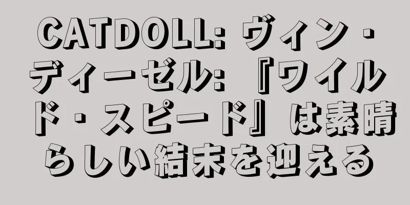 CATDOLL: ヴィン・ディーゼル: 『ワイルド・スピード』は素晴らしい結末を迎える
