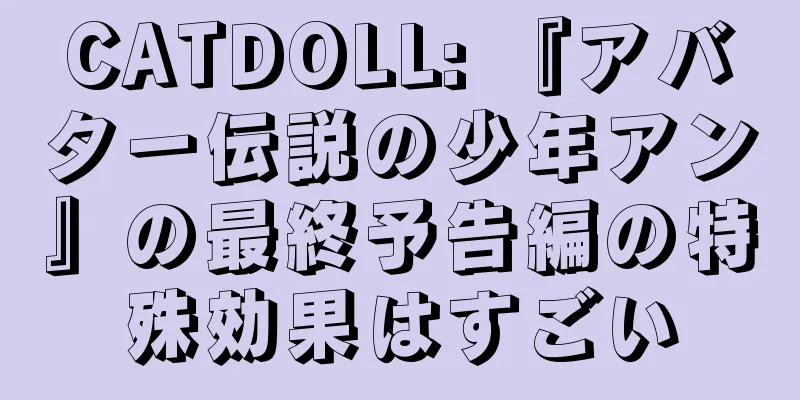 CATDOLL: 『アバター伝説の少年アン』の最終予告編の特殊効果はすごい