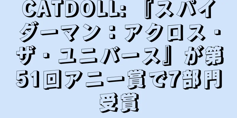 CATDOLL: 『スパイダーマン：アクロス・ザ・ユニバース』が第51回アニー賞で7部門受賞