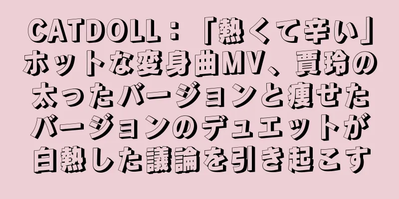 CATDOLL：「熱くて辛い」ホットな変身曲MV、賈玲の太ったバージョンと痩せたバージョンのデュエットが白熱した議論を引き起こす