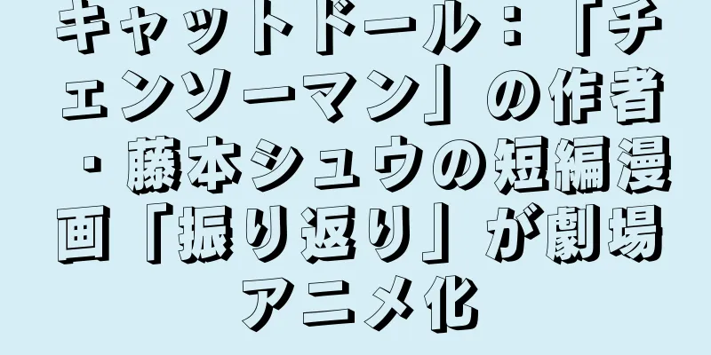 キャットドール：「チェンソーマン」の作者・藤本シュウの短編漫画「振り返り」が劇場アニメ化