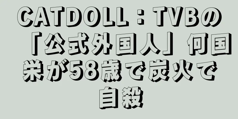 CATDOLL：TVBの「公式外国人」何国栄が58歳で炭火で自殺