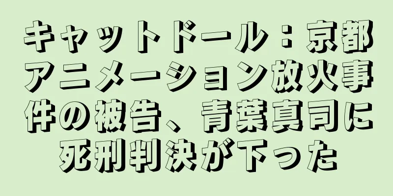 キャットドール：京都アニメーション放火事件の被告、青葉真司に死刑判決が下った
