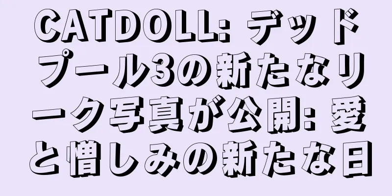 CATDOLL: デッドプール3の新たなリーク写真が公開: 愛と憎しみの新たな日