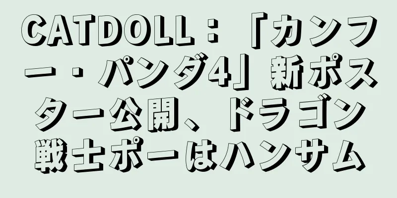 CATDOLL：「カンフー・パンダ4」新ポスター公開、ドラゴン戦士ポーはハンサム