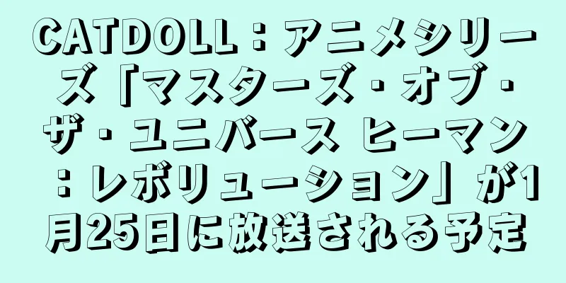 CATDOLL：アニメシリーズ「マスターズ・オブ・ザ・ユニバース ヒーマン：レボリューション」が1月25日に放送される予定