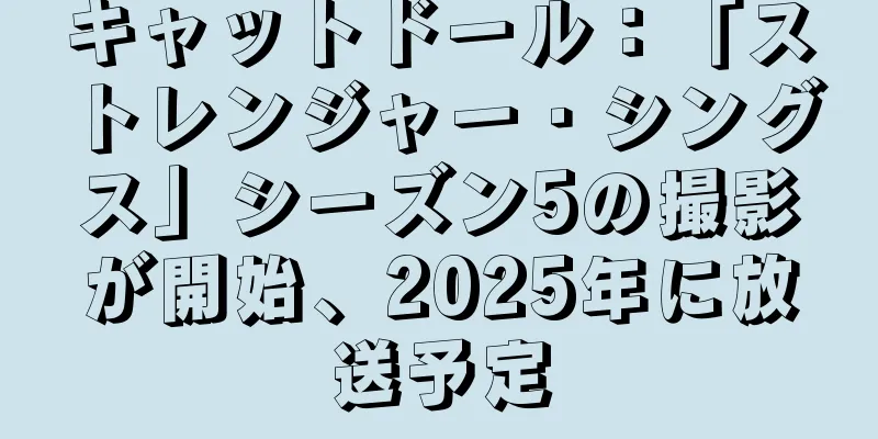 キャットドール：「ストレンジャー・シングス」シーズン5の撮影が開始、2025年に放送予定