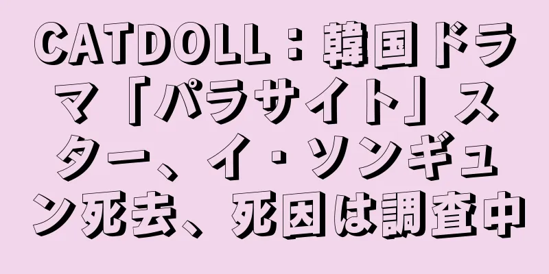 CATDOLL：韓国ドラマ「パラサイト」スター、イ・ソンギュン死去、死因は調査中