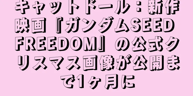 キャットドール：新作映画『ガンダムSEED FREEDOM』の公式クリスマス画像が公開まで1ヶ月に